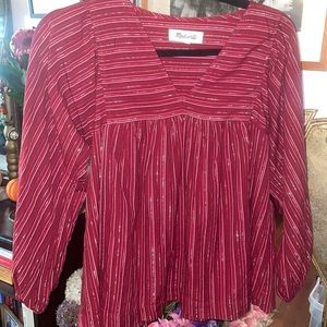 Madewell cotton tunic top size S